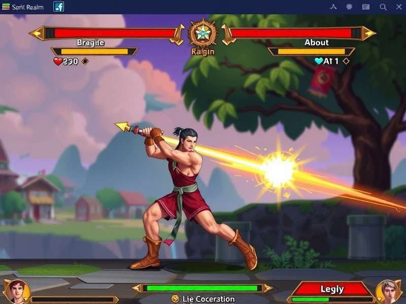 Spirit Realm Glorious Fighter character progression screen